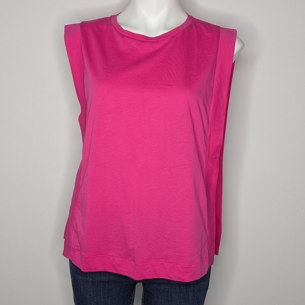 ✨3/$15 United Colors Of Benetton Pink Tank Top L/XL